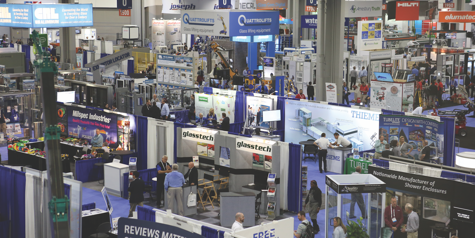 GlassBuild show floor