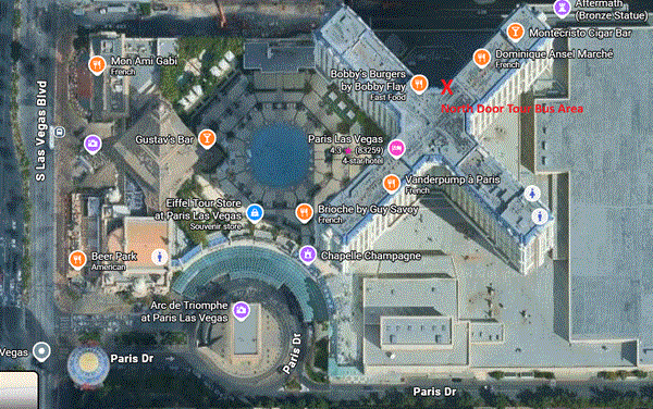 Paris bus location map