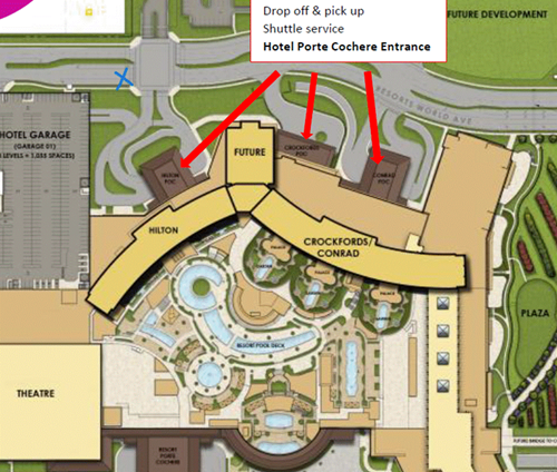Resorts World map