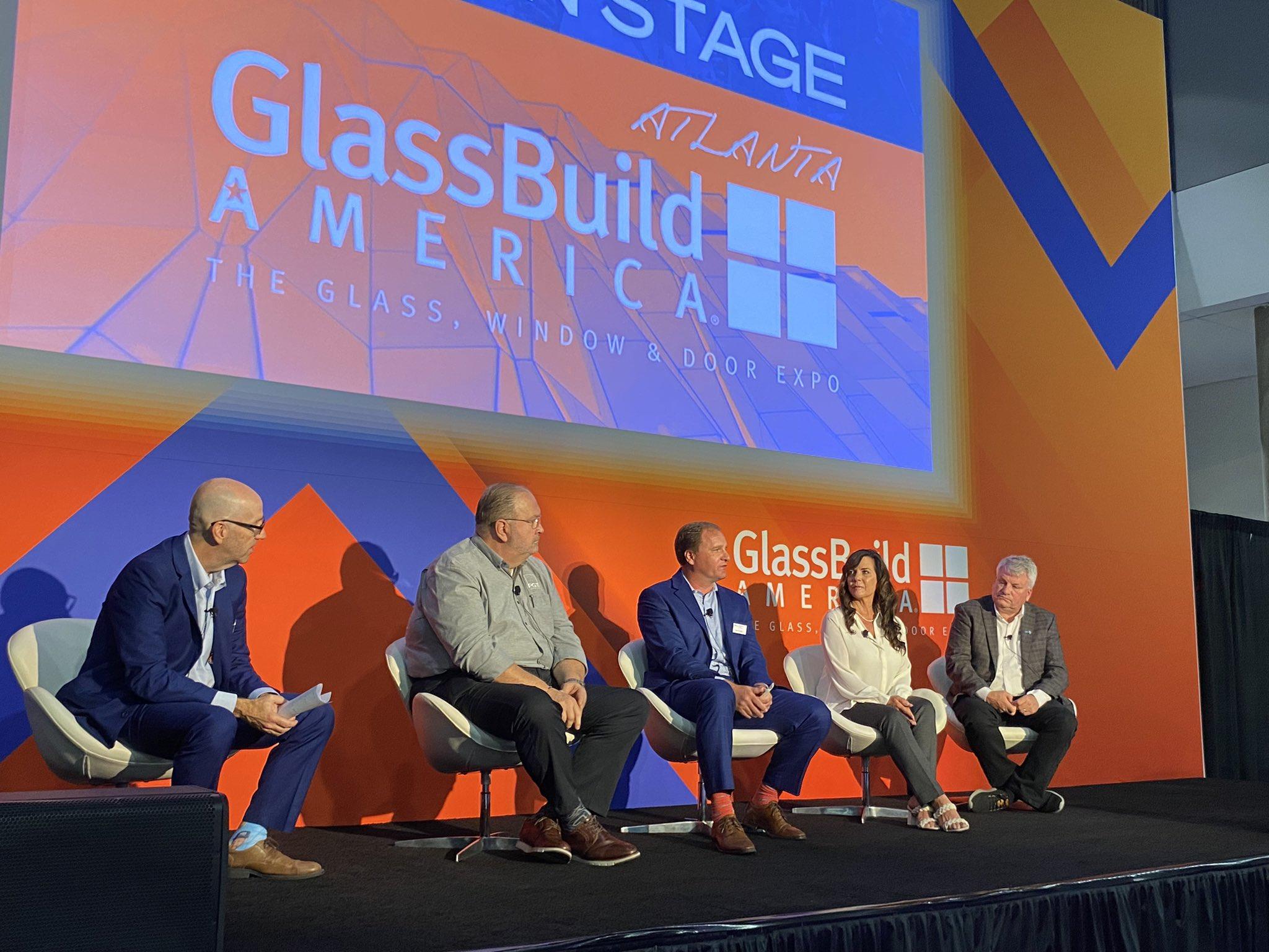 Main Stage panel at GlassBuild