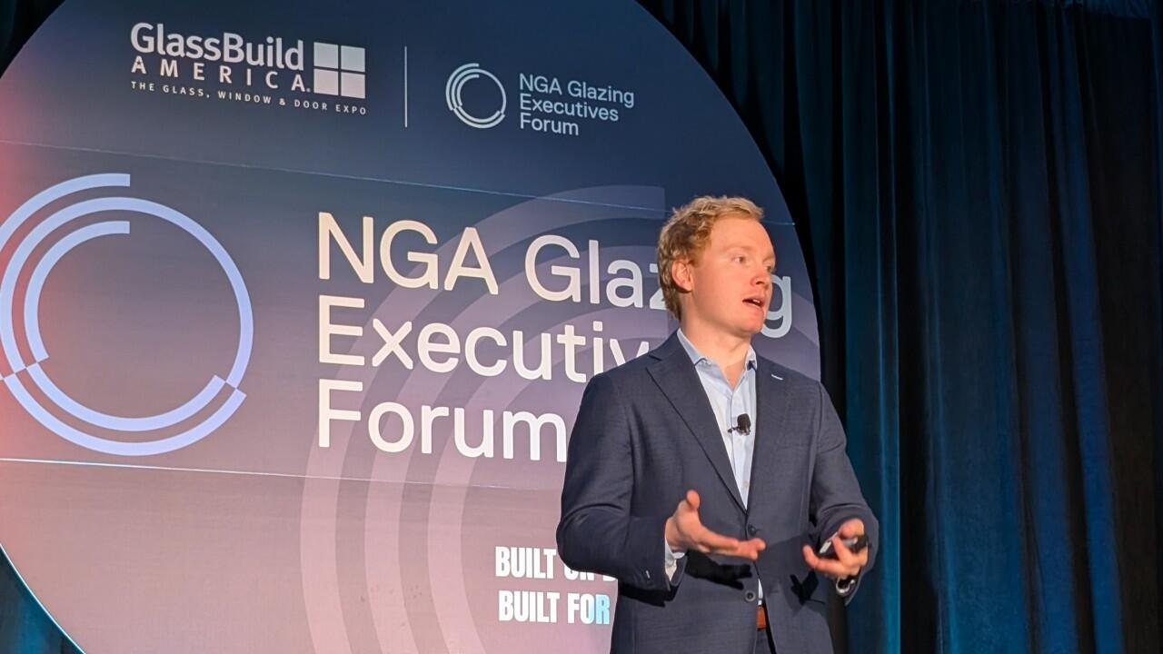 Conor Lokar at GlassBuild 2025