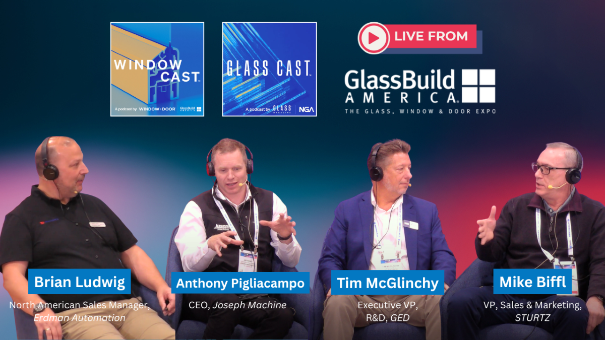 podcast recorded at GlassBuild
