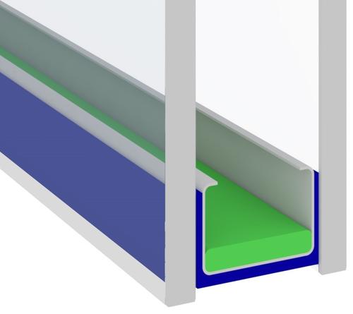insulating glass cross section