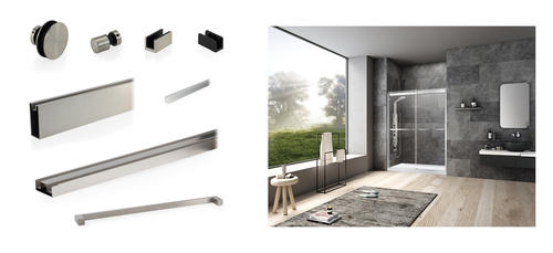 frameless glass sliding shower door