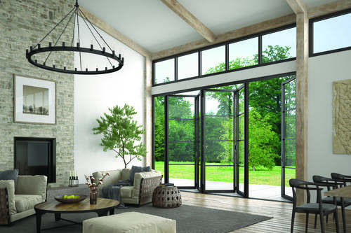folding glass wall